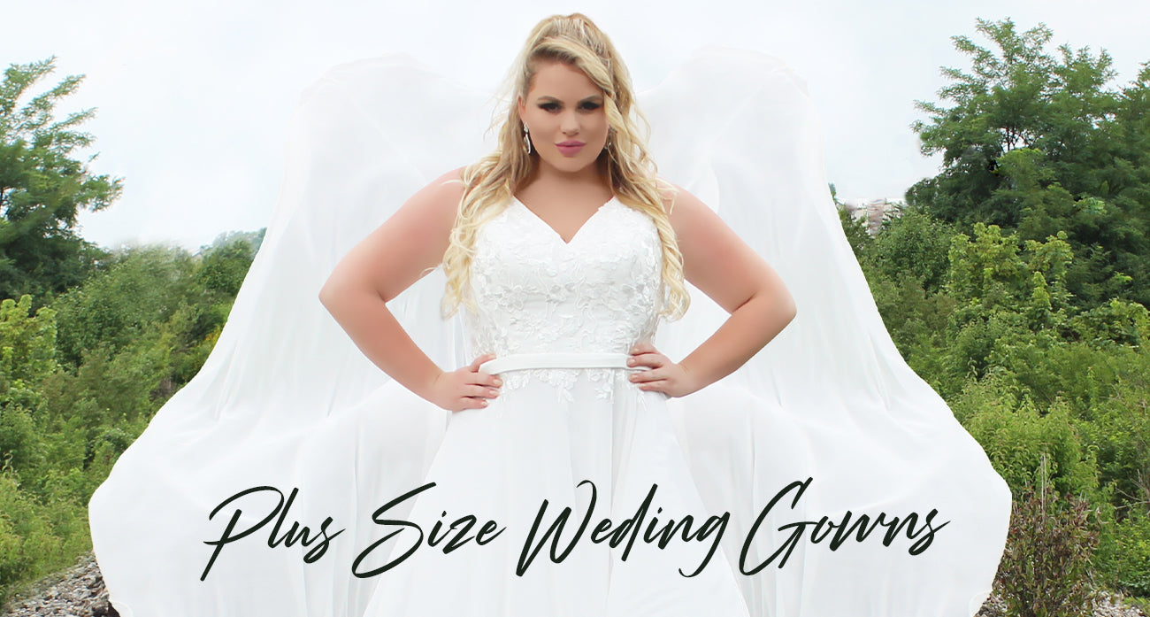 Shopping for Plus Size Extended Size Wedding Dresses Sydney's Closet sizes 14-40