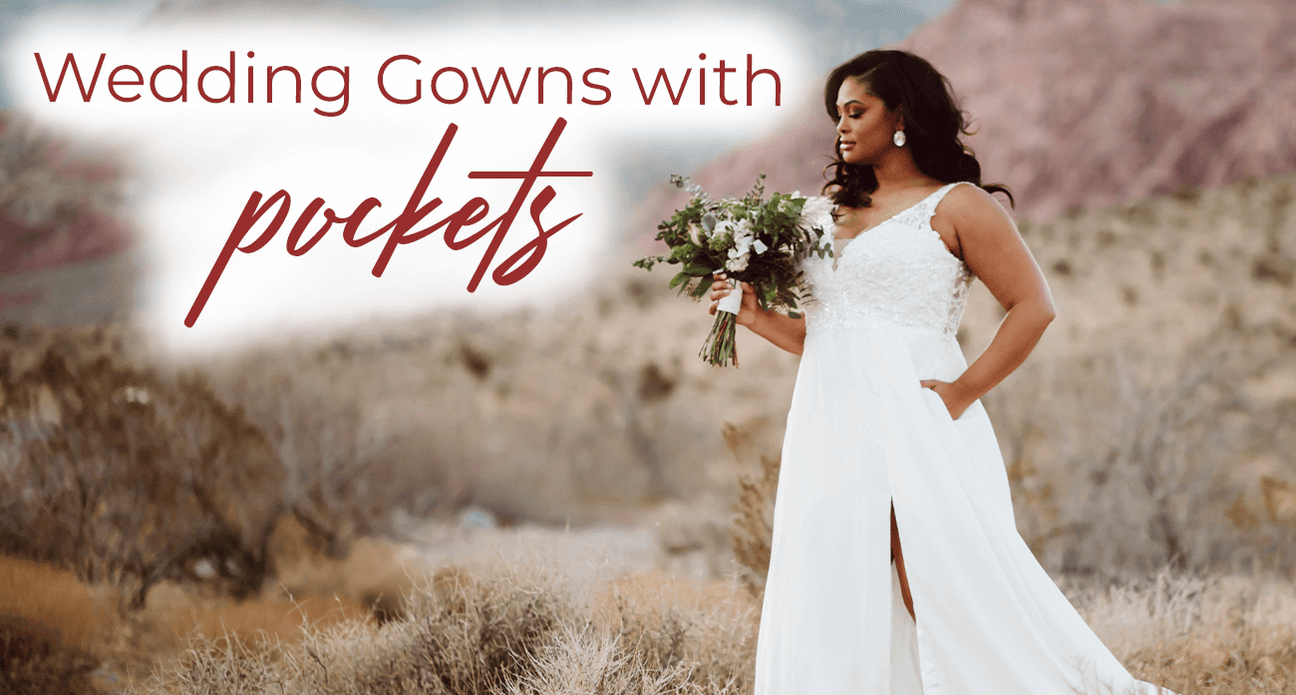Pockets in Plus Size Wedding Dresses