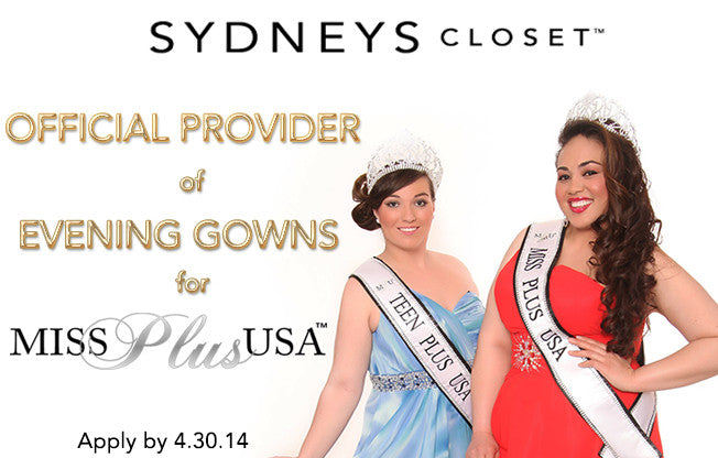 Proud Sponsor Pageant Plus Size Evening Gowns