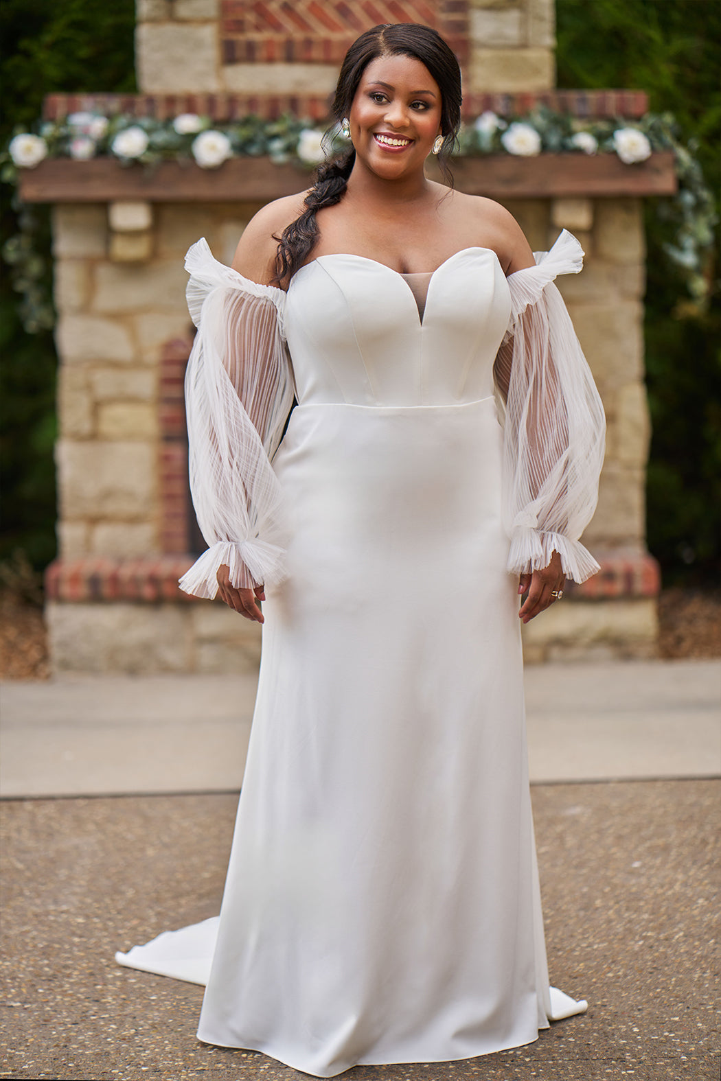 Plus-Size Wedding Dresses & Gowns with Sleeves - Sydney's Closet Plus-Size Wedding Dresses & Gowns with Sleeves - Sydney's Closet