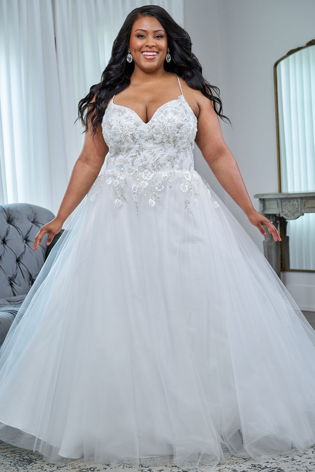 Plus Size Tulle Wedding Dresses - Sydney's Closet Plus Size Tulle Wedding Dresses - Sydney's Closet