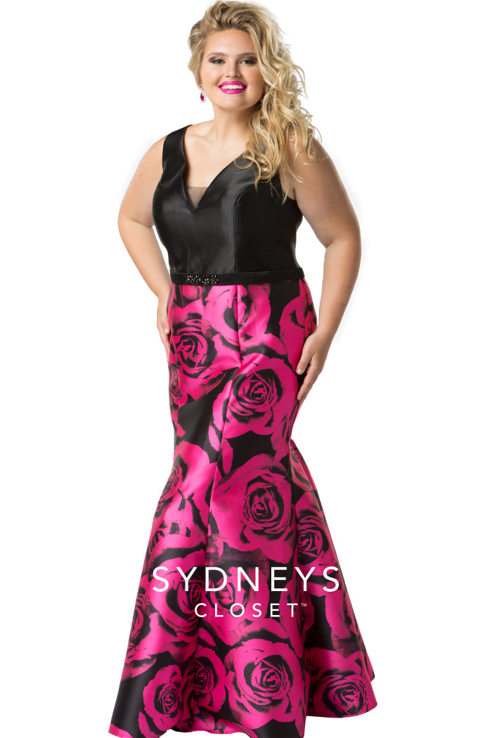 Pink Plus Size Prom Formal Dresses & Gowns