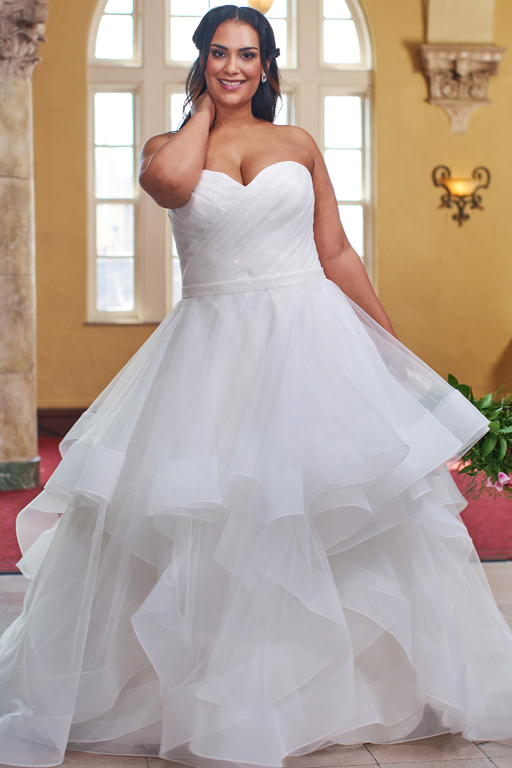 plus size dress with tulle skirt Plus-size Boat Neck Gown Floral Sequin Embroidered Bodice & Tull Mauve / 4XL stretch maxi skirt Elastic waistband Underlining No closure 100% polyester Hand wash cold Model is wearing a 1xTank Romper is sold separately here Plus Size Tutu Skirt |