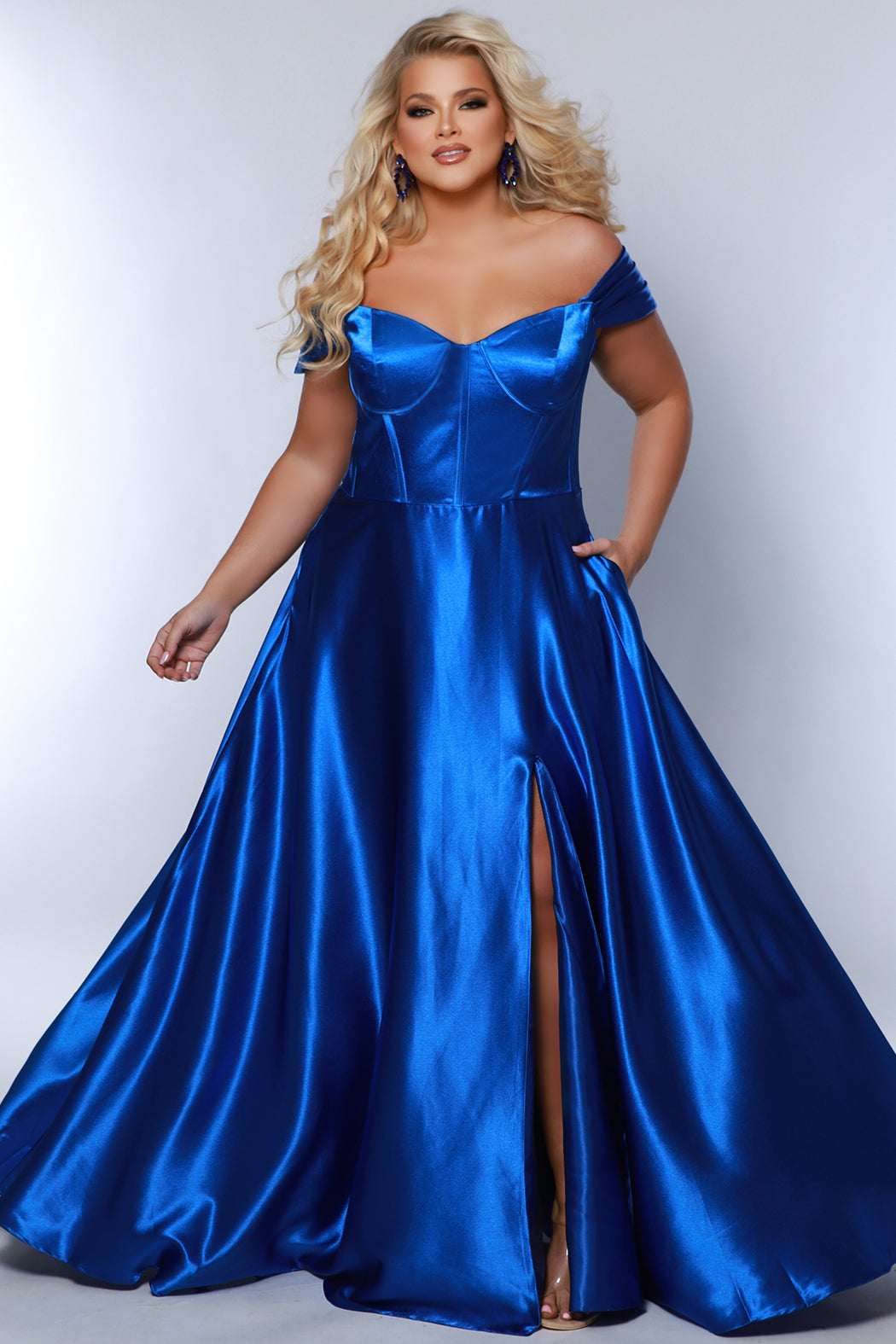 Plus Size Corset Top Evening Dress Tease Prom TE2424 Sydney s Closet plus-size-corset-top-evening-dress-tease-prom-te2424-sydney-s-closet