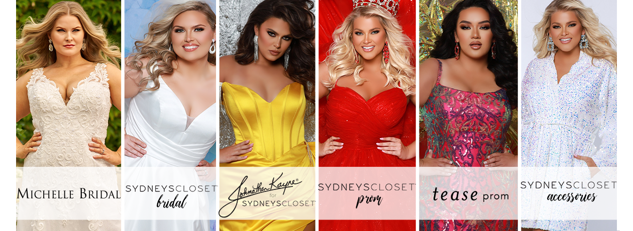 Sydney's Closet Plus Size Prom, Bridal, Homecoming, Formal, Pageant Collections