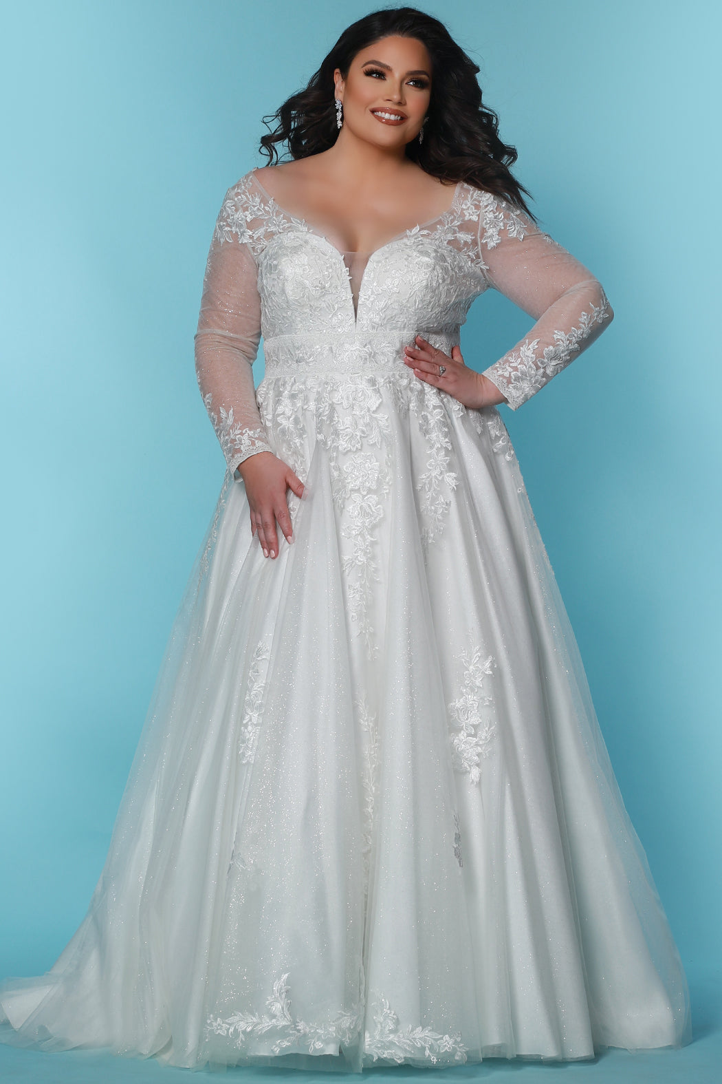 Esmeralda Plus Size Informal Wedding Dress Ivory / 32 Esmeralda Plus Size Informal Wedding Dress Ivory / 32