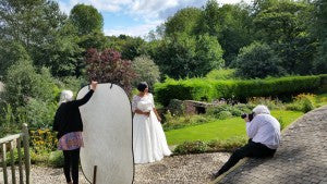 Behind-the-Scenes UK Plus Size Bridal Shoot