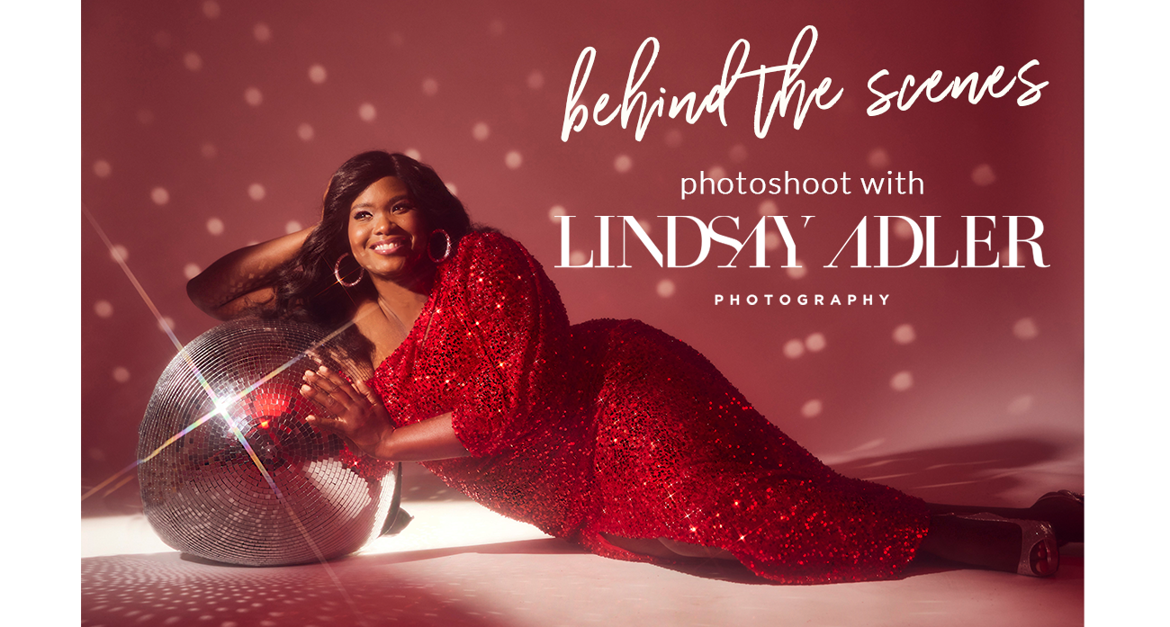 Behind the Scenes blog at a photoshoot with Lindsay Adler and Sydney's Closet