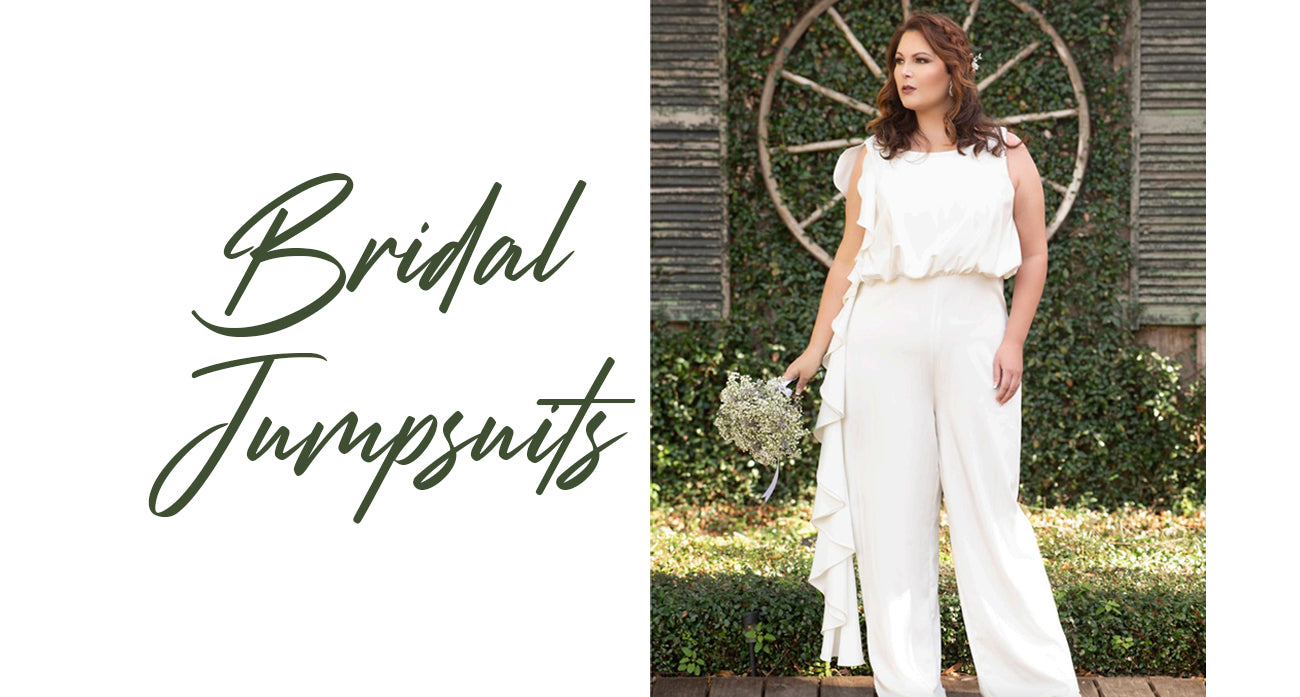 Plus Size Bridal Jumpsuits Curvy Brides Sydney's Closet