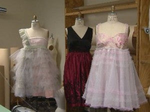 Fashion Students Create Plus Size Prom Dresses From Recycled Material
