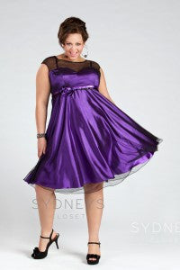Plus Size Homecoming Dresses 2013:  Purple Reigns!