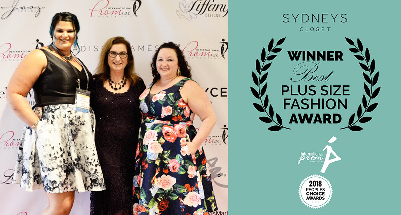 Sydney's Closet Wins “Best Plus Size Fashion Award” from International Prom Association