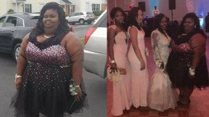 Tayja Jones Wears Sydney's Closet Prom Dress
