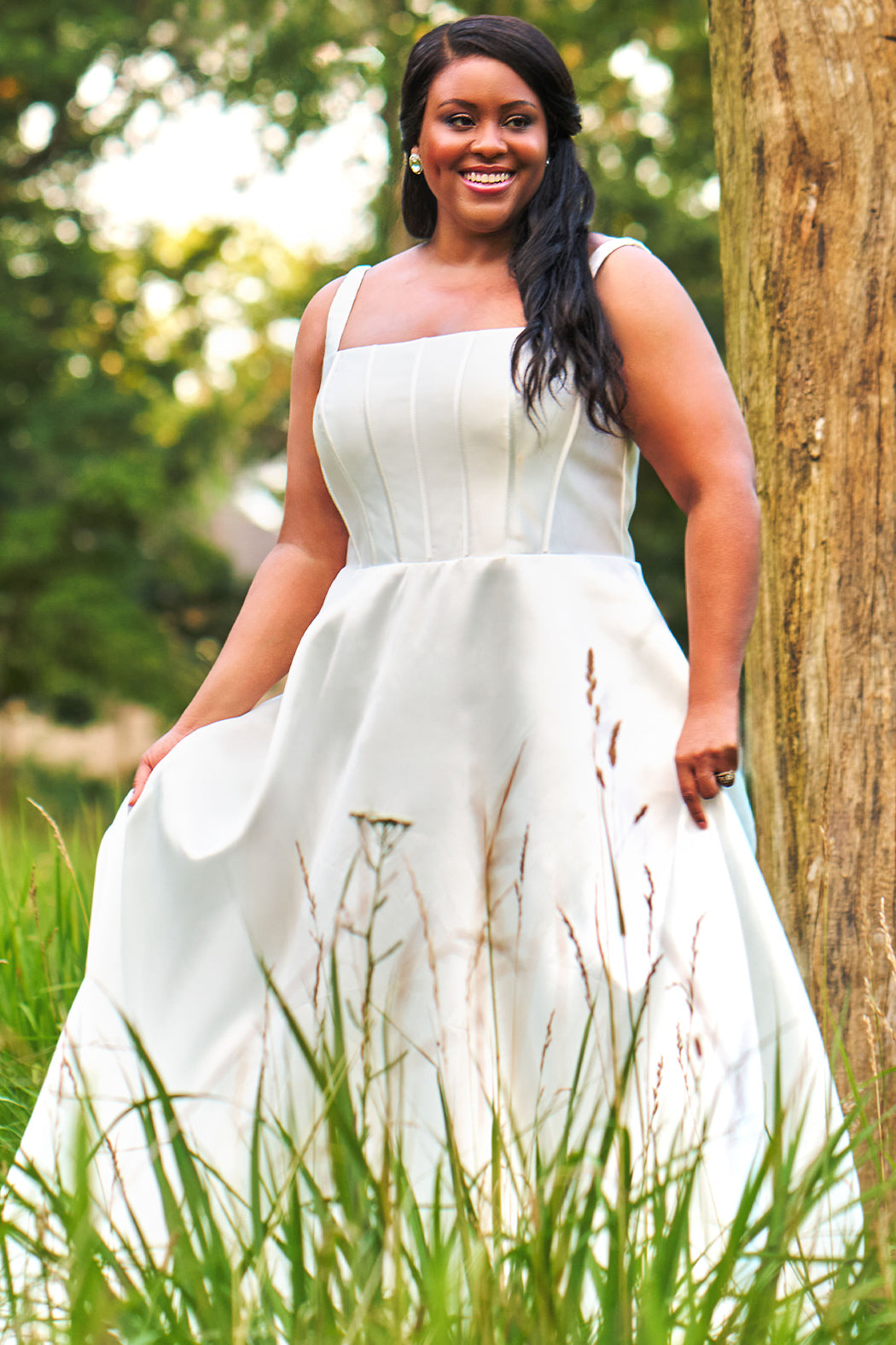 Sleeveless Plus Size Wedding Dresses
