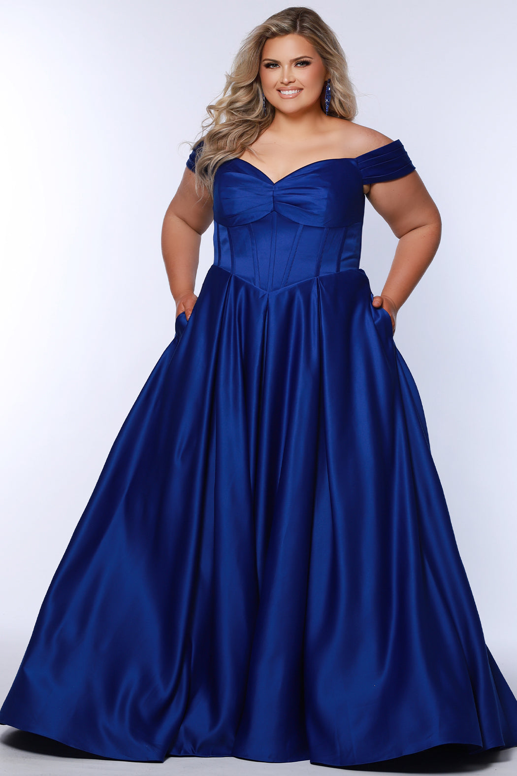 Royal Blue Plus Size Prom Dresses