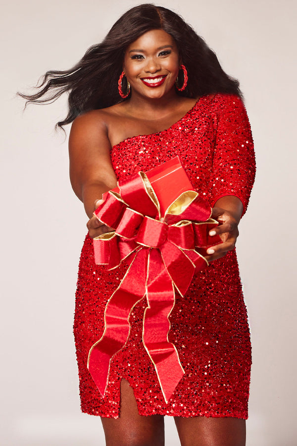 Plus-Size Holiday Cocktail Party & Formal Dresses