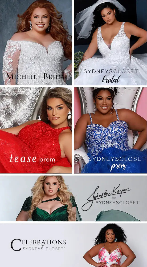 Plus Size Turbo Charger Hi-Low Sequin Formal - JK2303 Plus Size Turbo Charger Hi-Low Sequin Formal - JK2303
