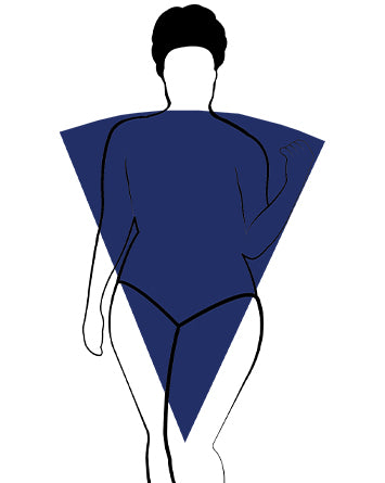 Inverted Triangle body type