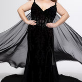 Finish Line Plus-Size Pageant Gown