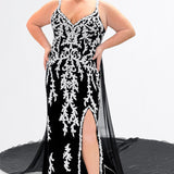 Finish Line Plus-Size Pageant Gown