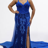 Finish Line Plus-Size Pageant Gown
