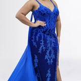 Finish Line Plus-Size Pageant Gown