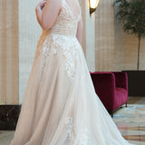 Harlow Curvy Lace A-line Wedding Gown