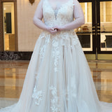 Harlow Curvy Lace A-line Wedding Gown