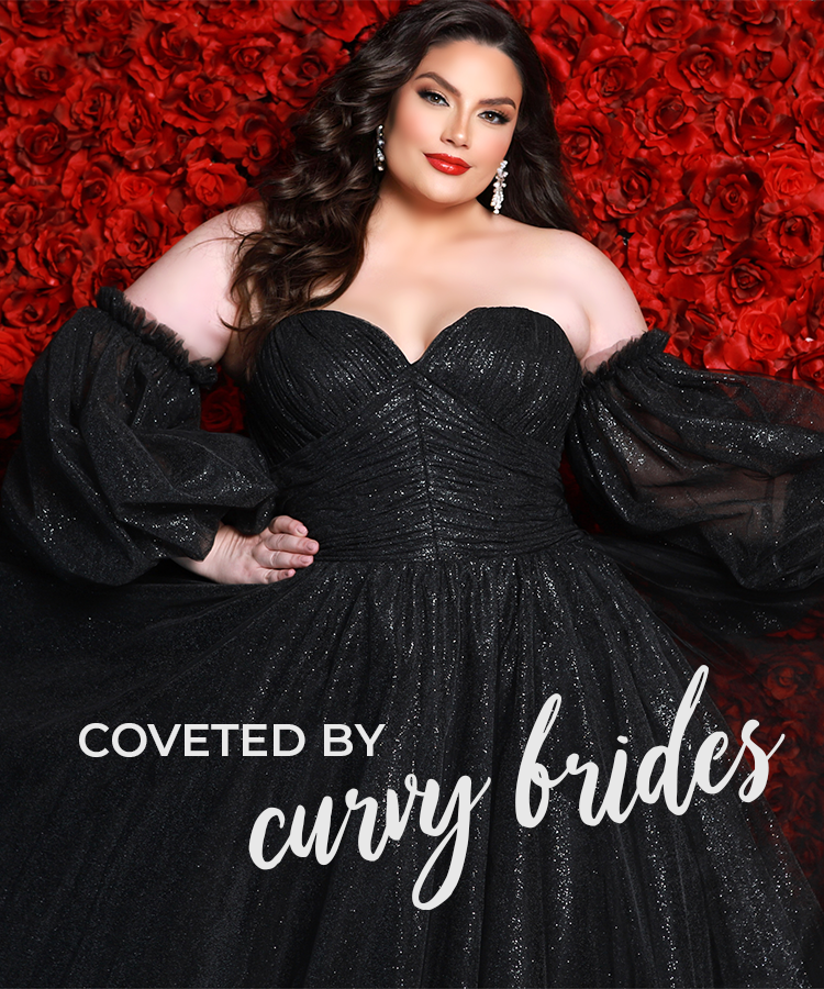 Michelle Bridal plus size wedding dresses Coveted by Curvy Brides