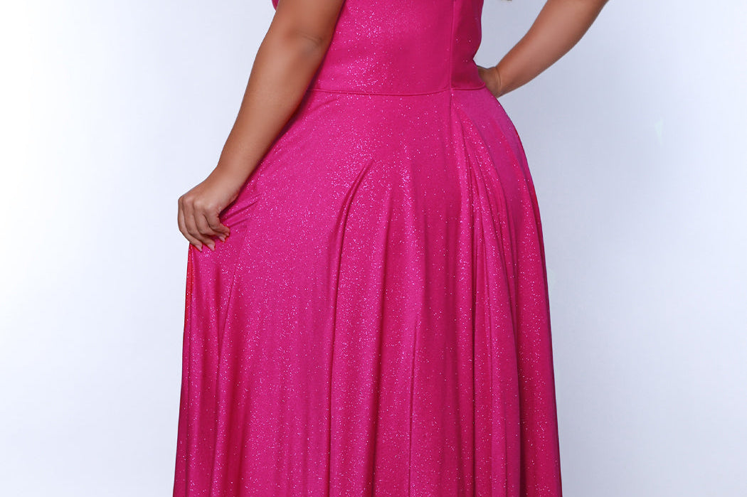 Curvy Plus Size Aline Prom Dress | Sydney's Closet SC7375