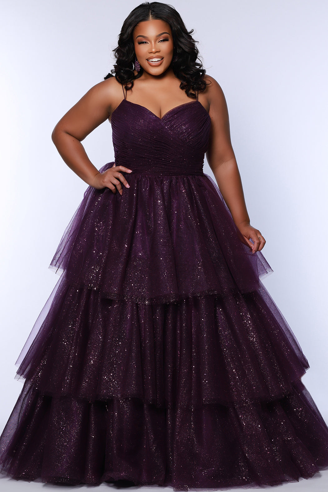 Dreamy Plus Size Ball Gown - Sydney's Closet SC7399