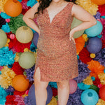 Sydney's Closet Plus Size Homecoming Short Party Dress SC8110 - Slim, fitted silhouette with pleate bodice, bra-friendly straps, fitted skirt and slit. Available in red sequins
