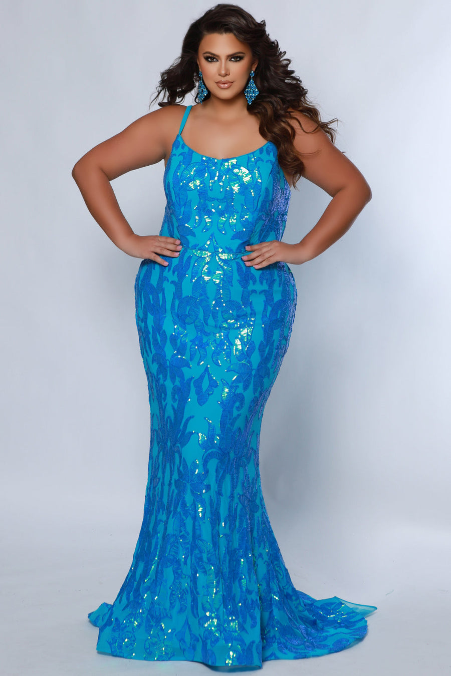 Plus Size Fitted Mermaid Dress | Tease Prom TE2307 – Sydney's Closet