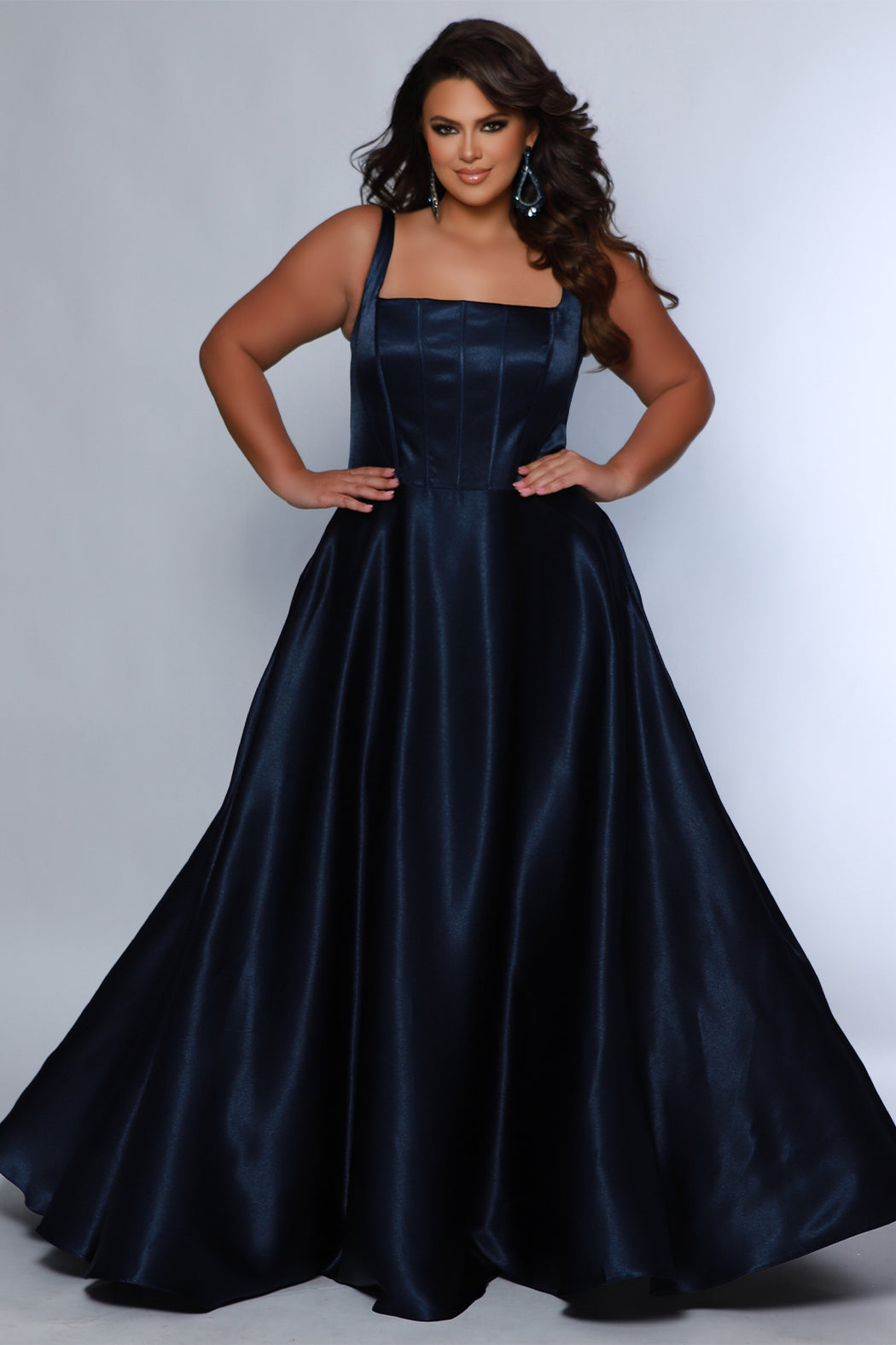 Plus Size Corset Top Formal Dress - Tease Prom TE2428 – Sydney's