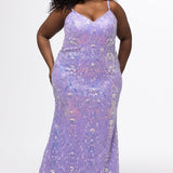 Sequin Curvy Mermaid Gown
