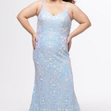 Sequin Curvy Mermaid Gown