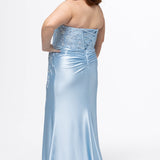Fitted Corset Curvy Formal Gown