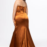 Curvy Corset Top Fitted Prom Dress