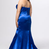 Curvy Corset Top Fitted Prom Dress