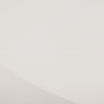 Woman models an off-the-shoulder A-line gown with a blue floral pattern and high slit, spinning to show the skirt before walking off screen.