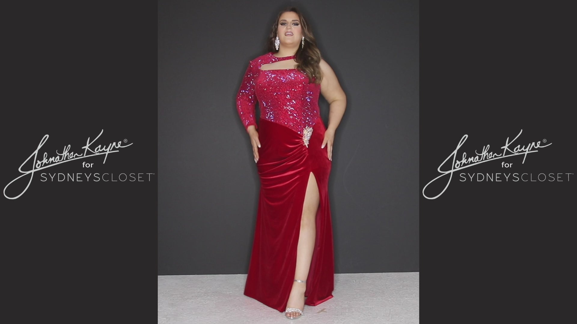 Curvy Plus Size Designer Evening Gown - JK2307 – Sydney's Closet