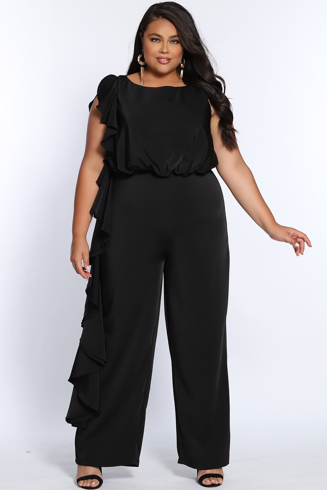 最終値下げ　FACCIES  WESTERN JUMPSUIT Sadie Fringe Jumpsuit (Black) – Valeria'S Boutique
