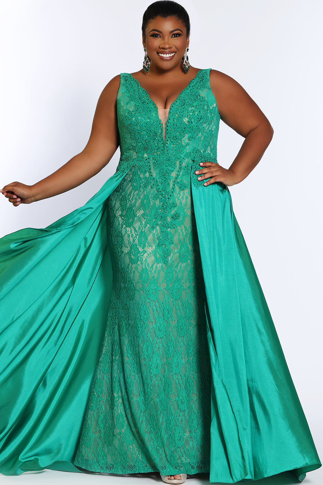 Elegant Designer Plus Size Formal Evening Gown | JK2016