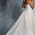 Adele Bridal Gown MB2108 by Sydney's Closet strapless ballgown with lace up back available in ivory/ivory, ivory/champagne, ivory/pink champagne