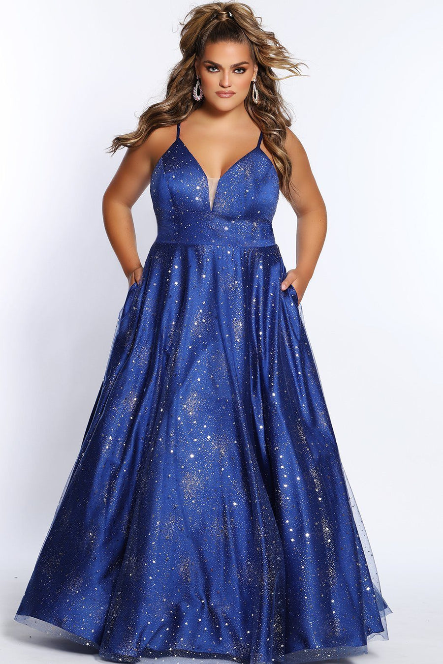Plus Size Starry Night Prom 2022 Dress | SC7326