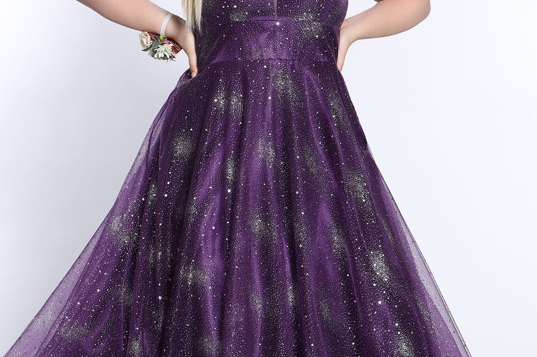 Plus Size Starry Night Prom 2022 Dress