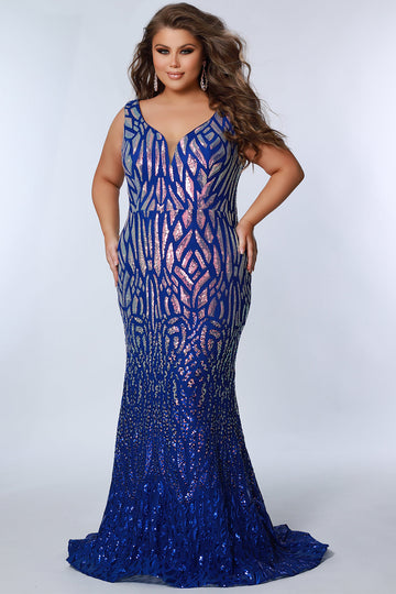Plus Size Mermaid Formal Gown | Tease Prom TE2301 – Sydney's Closet