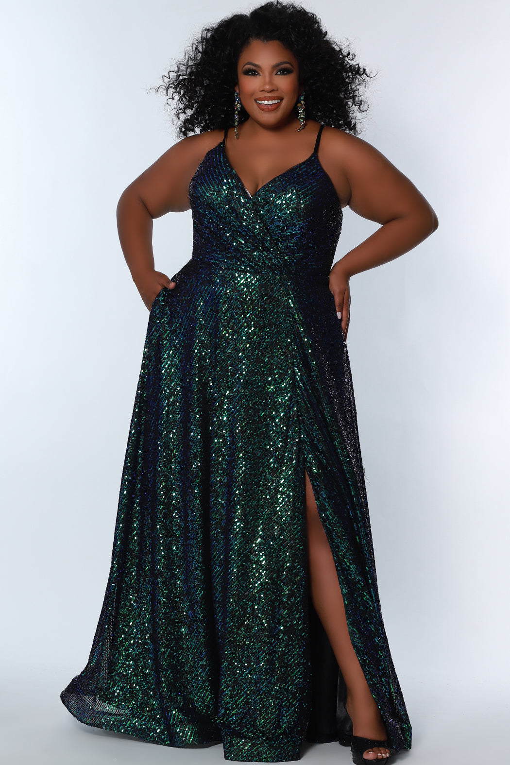 Peacock formal store dress plus size